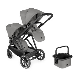 Grow N Care Twin Set Hauck : poussette double évolutive pour jumeaux