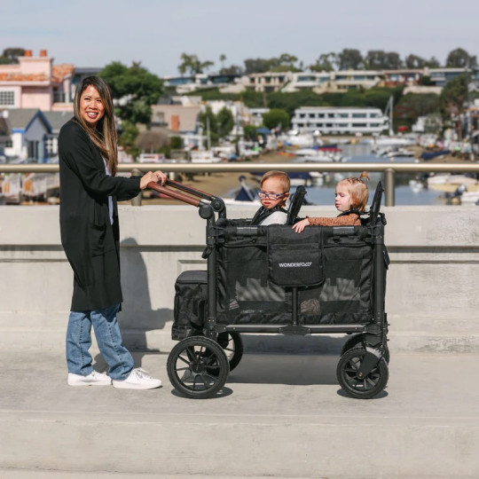 WonderFold W2 Luxe Pro Poussette Double Tout-Terrain