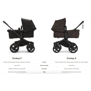Poussette Jumeaux Donkey 6 BUGABOO Lilo Jumeaux