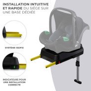 La base KINDERKRAFT Mink FX convient uniquement au siège auto MINK PRO i-Size