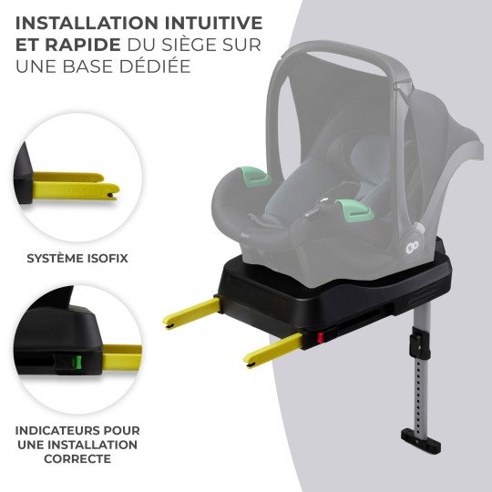 La base KINDERKRAFT Mink FX convient uniquement au siège auto MINK PRO i-Size